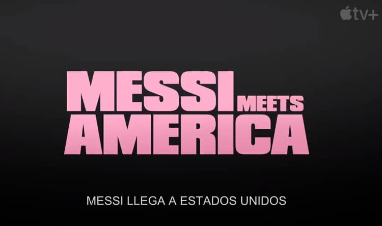 Fotograma de Messi llega a Estados Unidos